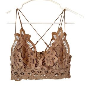 FREE PEOPLE FP One Adella Bralette Copper Rust size S
